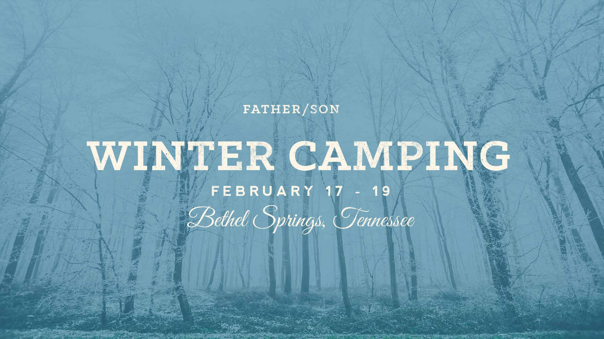 Father & Son 2017 Winter Camping
